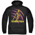 WONDER WOMAN 84/THE CHEETAH - ADULT PULLOVER HOODIE - BLACK