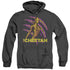 WONDER WOMAN 84/THE CHEETAH - ADULT HEATHER HOODIE - BLACK