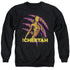 WONDER WOMAN 84/THE CHEETAH - ADULT CREWNECK SWEATSHIRT - BLACK