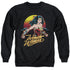 WONDER WOMAN 84/SKYLINE - ADULT CREWNECK SWEATSHIRT - BLACK