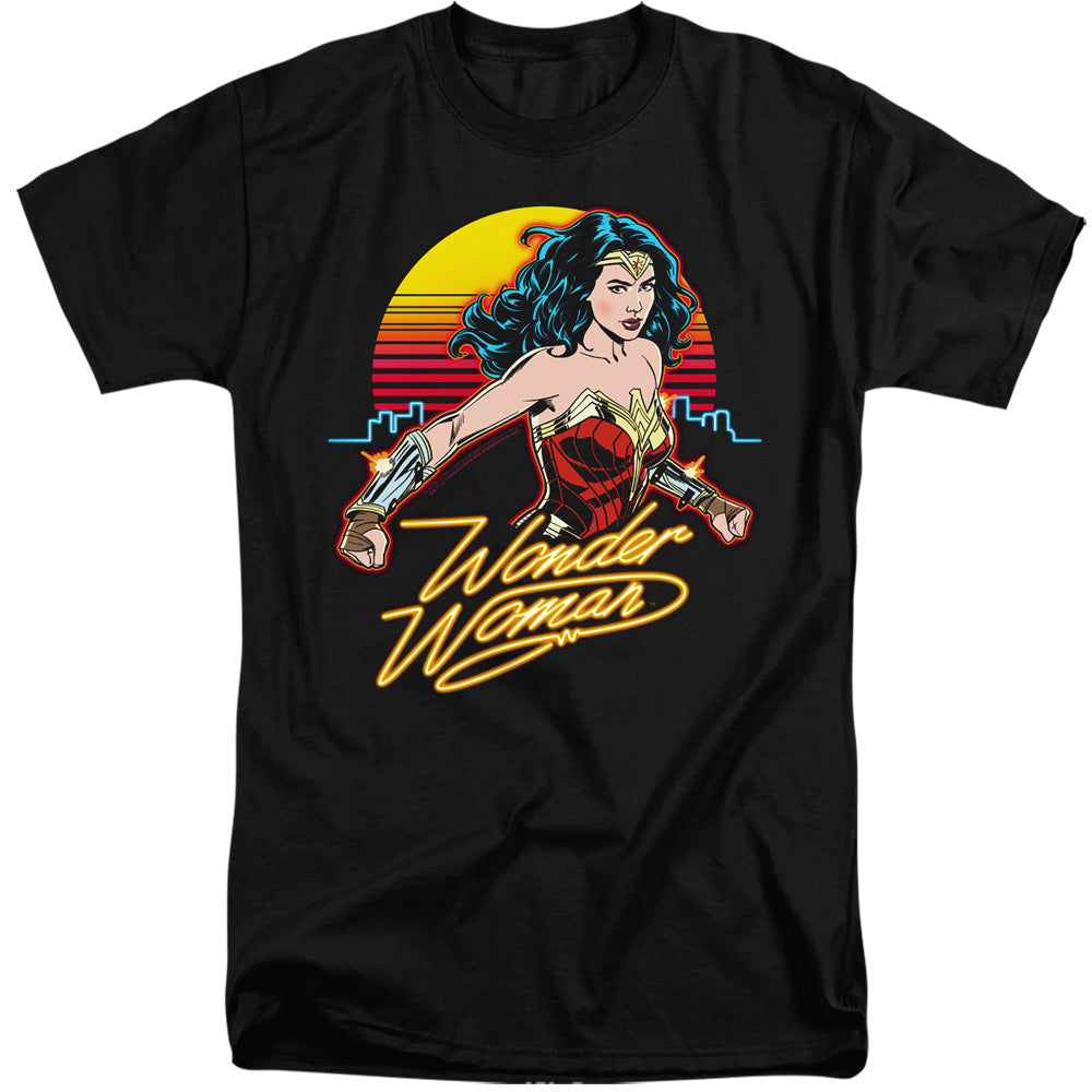 WONDER WOMAN 84/SKYLINE - S/S ADULT TALL 18/1 - BLACK