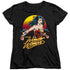 WONDER WOMAN 84/SKYLINE - S/S WOMENS TEE - BLACK