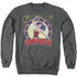 WONDER WOMAN 84/LASSO STAR - ADULT CREWNECK SWEATSHIRT - CHARCOAL