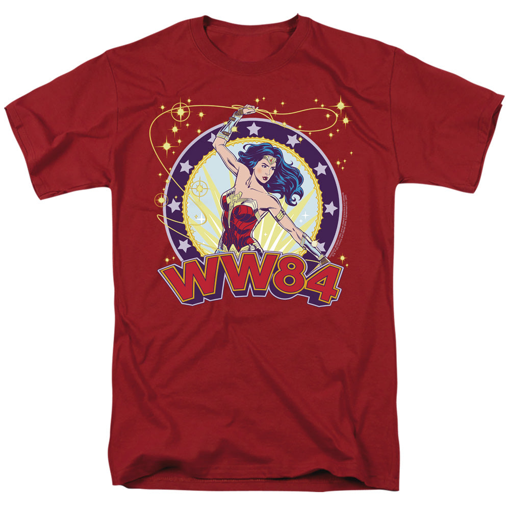 WONDER WOMAN 84/LASSO STAR - S/S ADULT 18/1 - CARDINAL