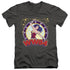 WONDER WOMAN 84/LASSO STAR - S/S ADULT V-NECK 30/1 - CHARCOAL