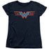 WONDER WOMAN 84/NEON BEAT - S/S WOMENS TEE - NAVY