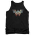 WONDER WOMAN 84/STATIC LOGO - ADULT TANK - BLACK
