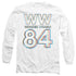WONDER WOMAN 84/3D HYPE LOGO - L/S ADULT 18/1 - WHITE