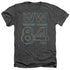 WONDER WOMAN 84/3D HYPE LOGO - ADULT HEATHER - CHARCOAL