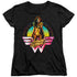 WONDER WOMAN 84/COLOR POP - S/S WOMENS TEE - BLACK