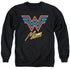 WONDER WOMAN 84/WONDER MOM NEON - ADULT CREWNECK SWEATSHIRT - BLACK