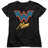 WONDER WOMAN 84/WONDER MOM NEON - S/S WOMENS TEE - BLACK