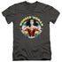 WONDER WOMAN 84/WOMAN OF WONDER - S/S ADULT V-NECK 30/1 - CHARCOAL
