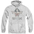 WONDER WOMAN 84/IN SYMBOL - ADULT PULLOVER HOODIE - ATHLETIC HEATHER