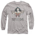 WONDER WOMAN 84/IN SYMBOL - L/S ADULT 18/1 - ATHLETIC HEATHER