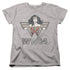 WONDER WOMAN 84/IN SYMBOL - S/S WOMENS TEE - ATHLETIC HEATHER