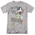 WONDER WOMAN 84/BE THE HERO - S/S ADULT 18/1 - ATHLETIC HEATHER