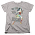 WONDER WOMAN 84/BE THE HERO - S/S WOMENS TEE - ATHLETIC HEATHER