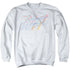 WONDER WOMAN 84/WONDER FADE - ADULT CREWNECK SWEATSHIRT - WHITE