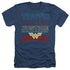 WONDER WOMAN 84/TRUTH LOVE JUSTICE - ADULT HEATHER - NAVY