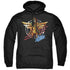 WONDER WOMAN 84/SPACE POSTER - ADULT PULLOVER HOODIE - BLACK