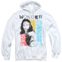 WONDER WOMAN 84/COLOR BLOCKS - ADULT PULLOVER HOODIE - WHITE