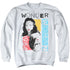 WONDER WOMAN 84/COLOR BLOCKS - ADULT CREWNECK SWEATSHIRT - WHITE