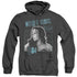 WONDER WOMAN 84/SPACE POSTER - ADULT HEATHER HOODIE - BLACK
