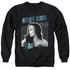 WONDER WOMAN 84/SPACE POSTER - ADULT CREWNECK SWEATSHIRT - BLACK
