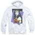 WONDER WOMAN 84/STRIKE A POSE - ADULT PULLOVER HOODIE - WHITE