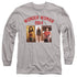 WONDER WOMAN 84/COLLEGIATE MONTAGE - L/S ADULT 18/1 - ATHLETIC HEATHER