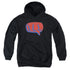 YES/WORD BUBBLE - YOUTH PULLOVER HOODIE - BLACK