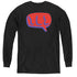 YES/WORD BUBBLE - YOUTH LONG SLEEVE TEE - BLACK