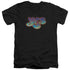 YES/LOGO - S/S ADULT V-NECK 30/1 - BLACK