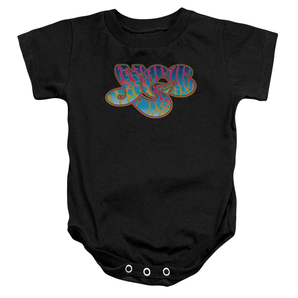 YES/LOGO - INFANT SNAPSUIT - BLACK