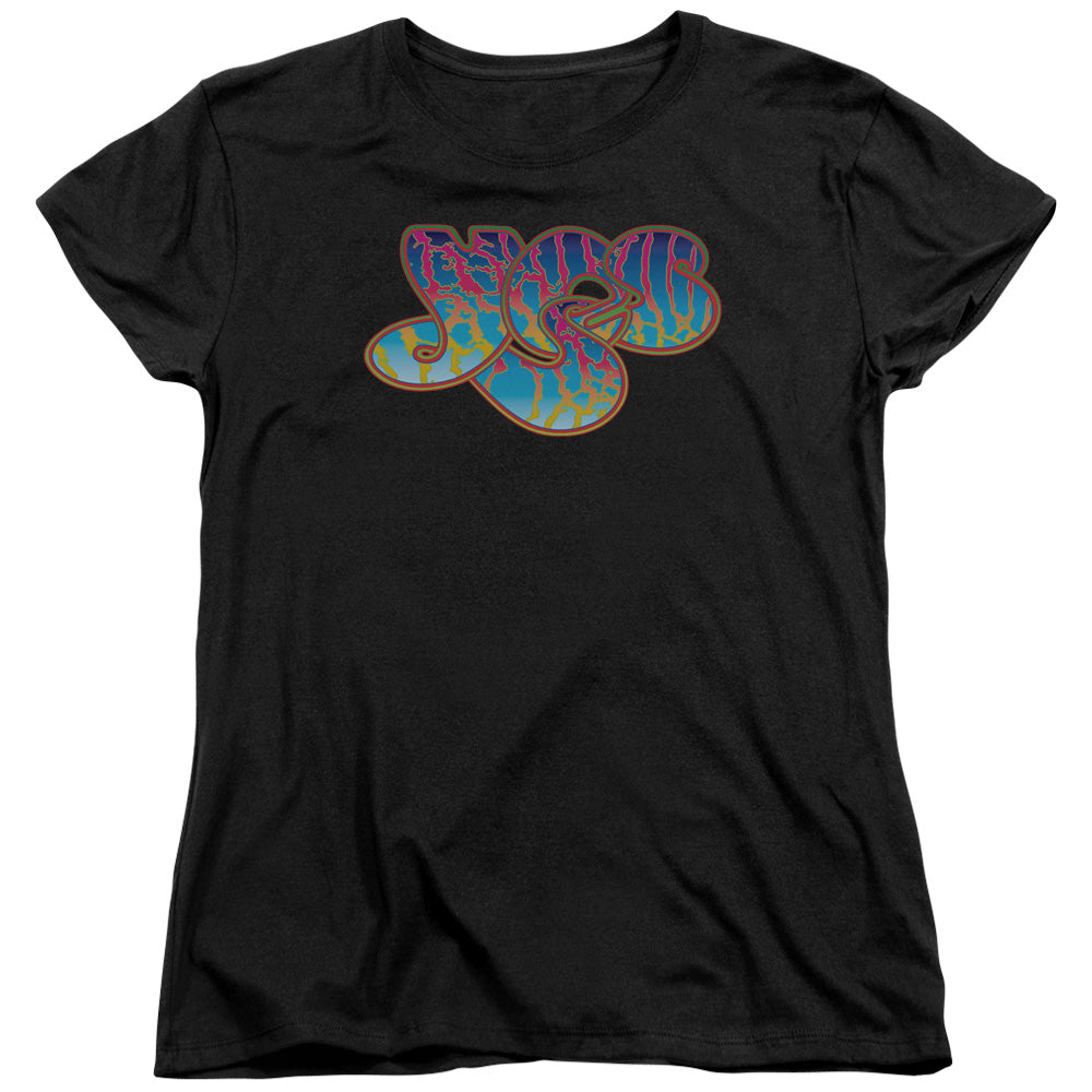 YES/LOGO - S/S WOMENS TEE - BLACK