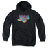 YES/LOGO - YOUTH PULLOVER HOODIE - BLACK