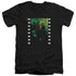 YES/ALBUM - S/S ADULT V-NECK 30/1 - BLACK