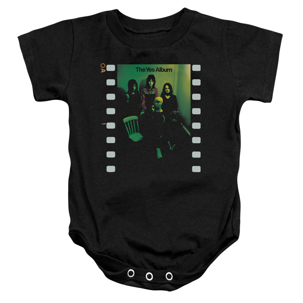 YES/ALBUM - INFANT SNAPSUIT - BLACK