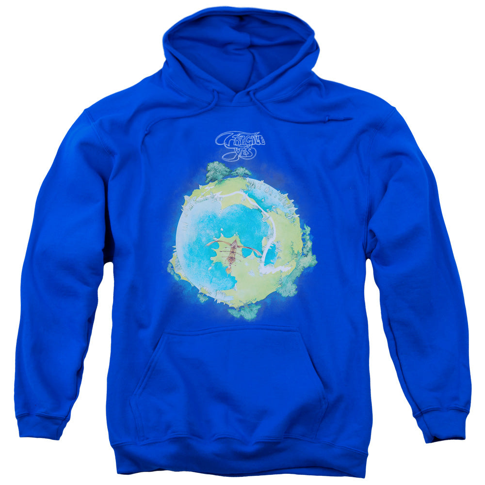 YES/FRAGILE COVER - ADULT PULLOVER HOODIE - ROYAL BLUE