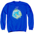 YES/FRAGILE COVER - ADULT CREWNECK SWEATSHIRT - ROYAL BLUE