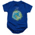 YES/FRAGILE COVER - INFANT SNAPSUIT - ROYAL BLUE