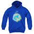 YES/FRAGILE COVER - YOUTH PULLOVER HOODIE - ROYAL BLUE