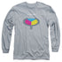 YES/90125 -  L/S ADULT 18/1  - ATHLETIC HEATHER