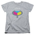 YES/90125 - S/S WOMENS TEE - ATHLETIC HEATHER