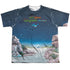 YES/TOPOGRAPHIC OCEANS (FRONT/BACK PRINT) - S/S YOUTH POLY CREW - MULTI