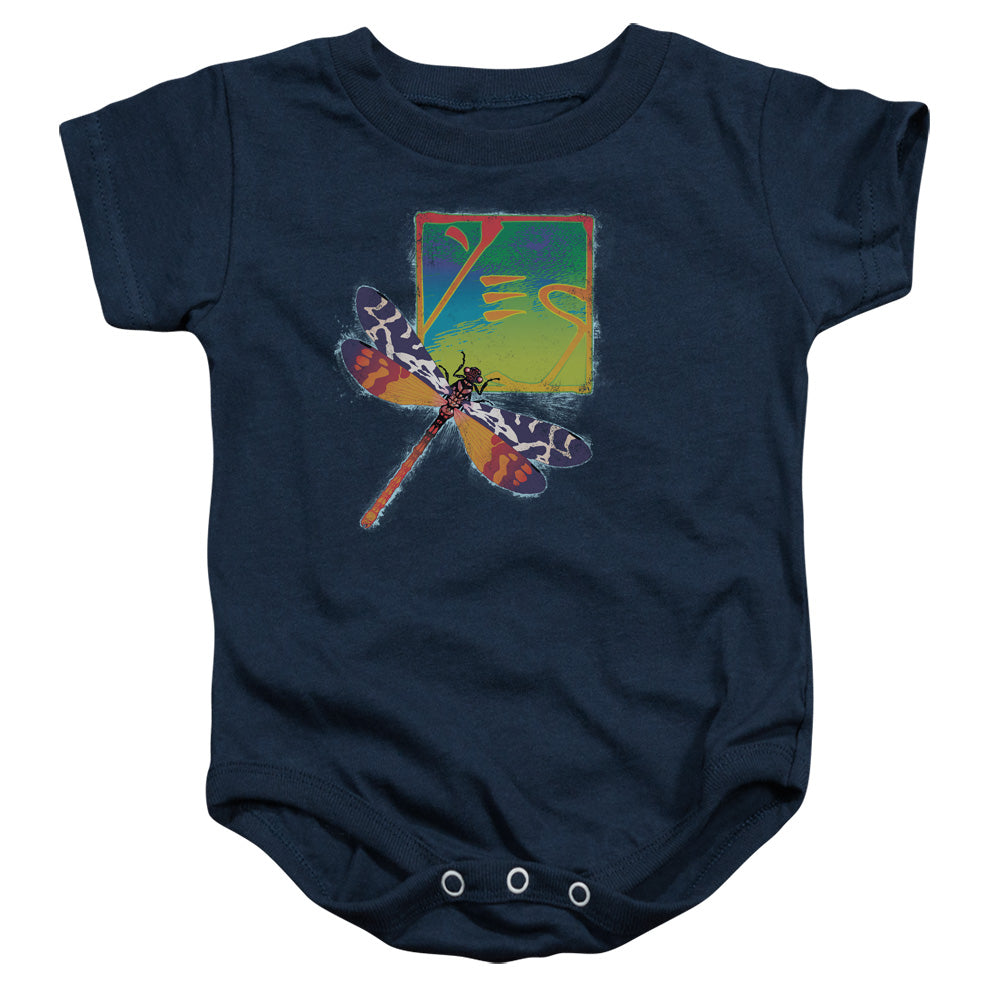 YES/DRAGONFLY - INFANT SNAPSUIT - NAVY