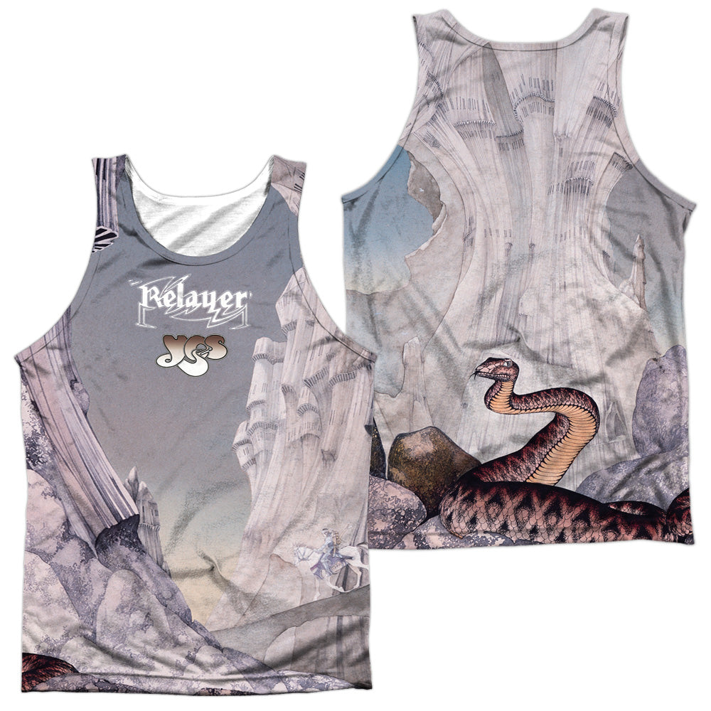 YES/RELAYERS SUB (FRONT/BACK PRINT) - ADULT POLY TANK TOP - MULTI
