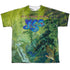YES/FLY FROM HERE (FRONT/BACK PRINT) - S/S YOUTH POLY CREW - MULTI